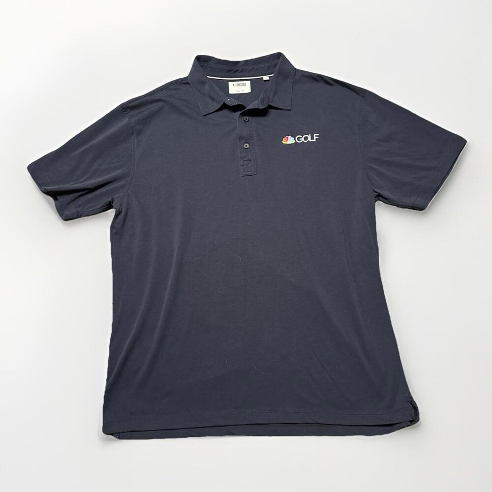 LinkSoul NBC Golf Polo Shirt Mens XL Black